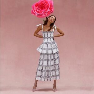 Hill House Nap Dress “Marseille Geo Cotton Sateen” 💗